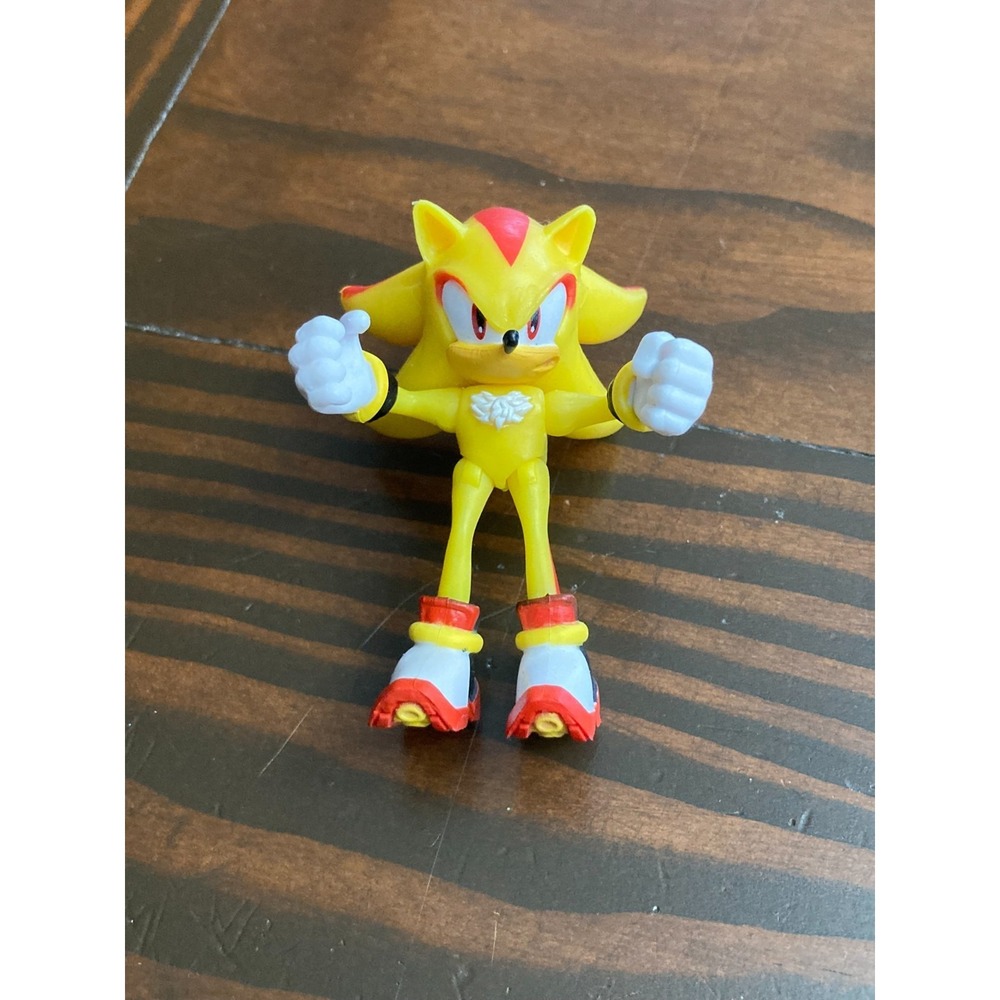 Jakks Pacific Sonic the Hedgehog Movie Super Shadow 3 Inch Figure Yellow